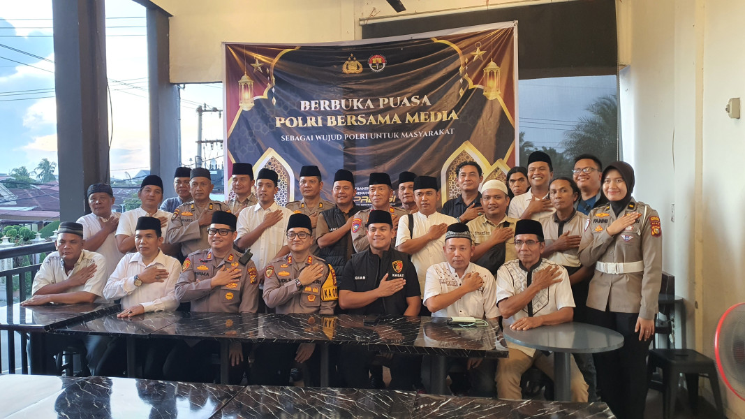 Buka Bersama Polri Bersama Awak Media Se Indonesia
