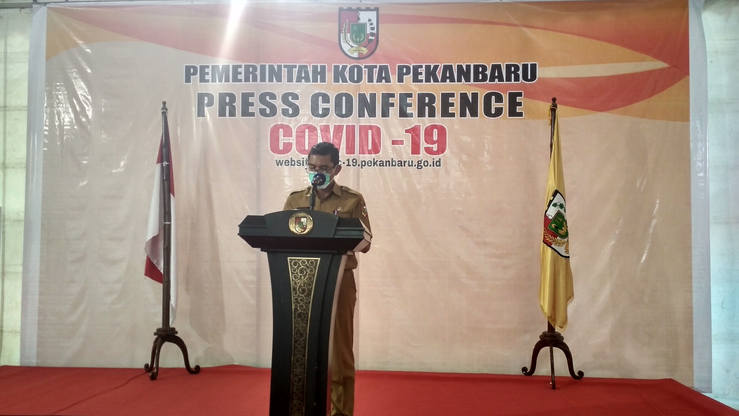 Pekanbaru Umumkan Penambahan Satu Pasien Positif Covid-19