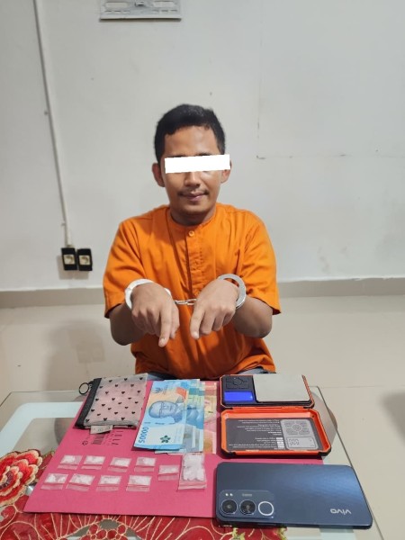 Polsek Mandau Ungkap Kasus Dugaan Peredaran Sabu, 1 Terduga Diamankan