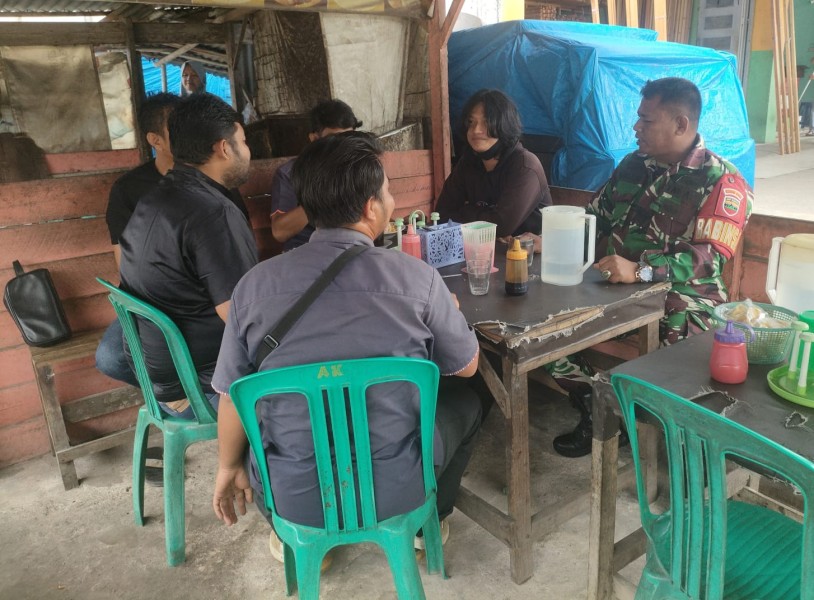 Babinsa Serma Agusliadi, Berikan Penyuluhan Pancasila Kepada warga Kelurahan Babussalam, Kampung Pancasila