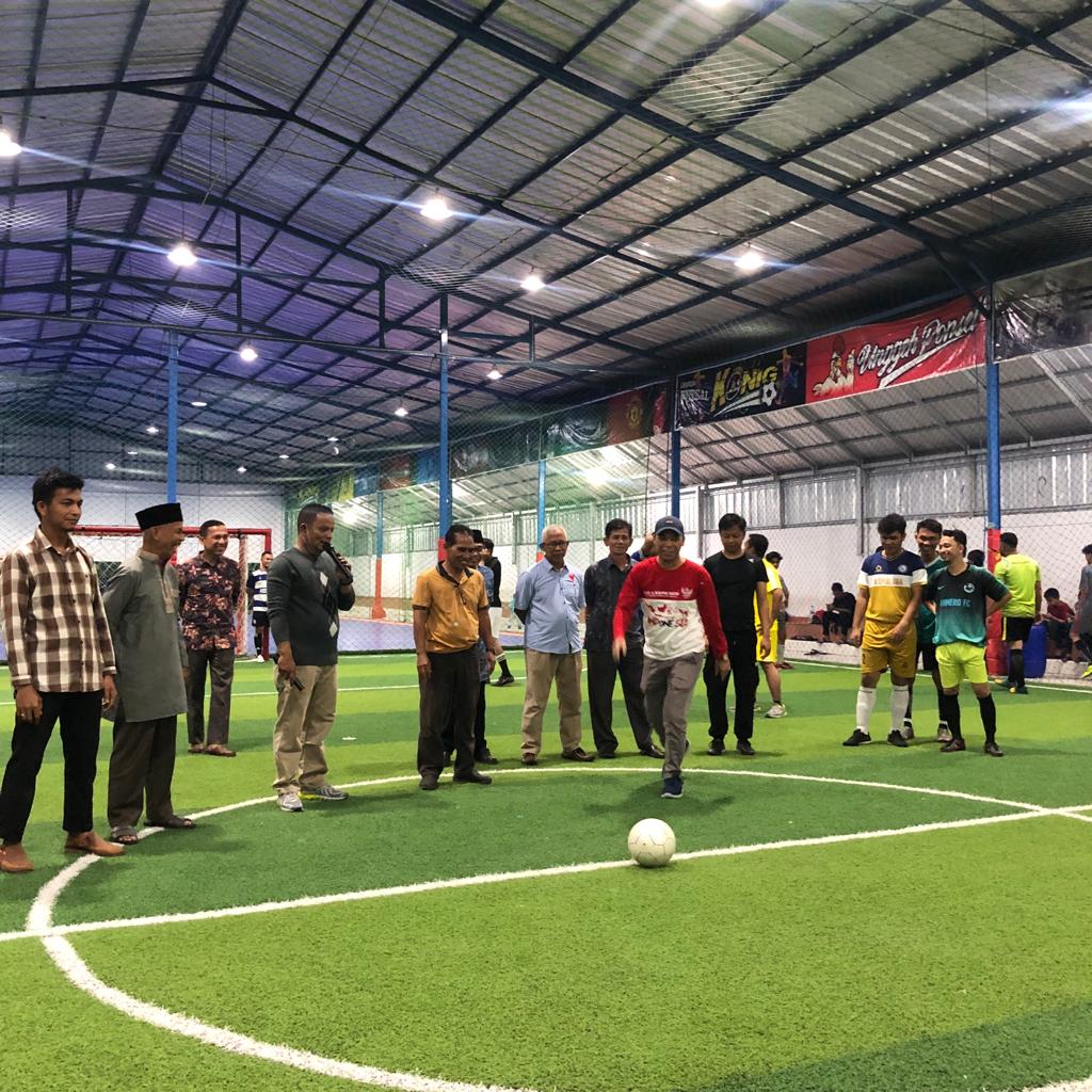 Desa Tambusai Batang Dui Laksanakan Tournament Futsal Rayakan HUT RI ke 77