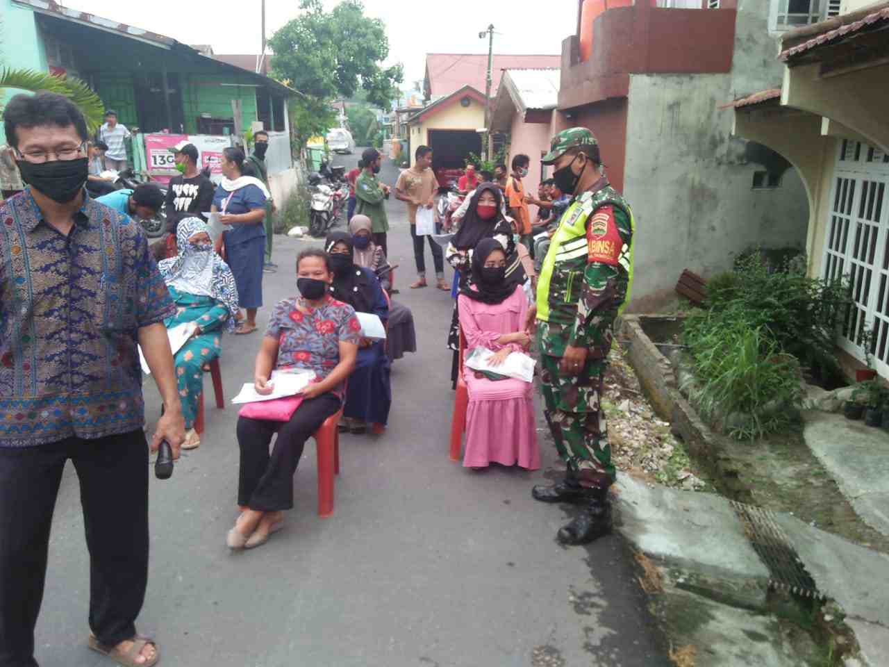 Serma Amiruddin Hadir Dipenyaluran BLT Tahal 2 Air Jamban