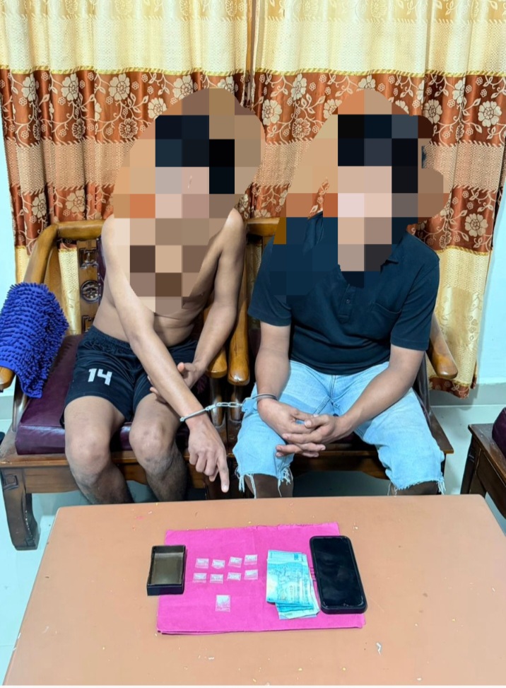 Penggerebekan Dini Hari! 2 Pria di Mandau Dibekuk, 9 Paket Sabu Ditemukan