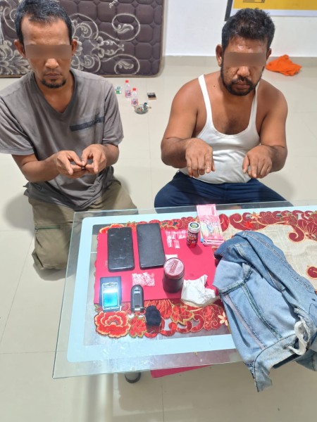 11 Paket Sabu diamankan, 2 Pria Meringkuk Sel, UN Jadi DPO