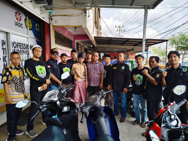 Kunjungi 3 Perusahaan Sektor Migas, Tameng Adat Bathin Solapan Mendapat Sambutan Hangat