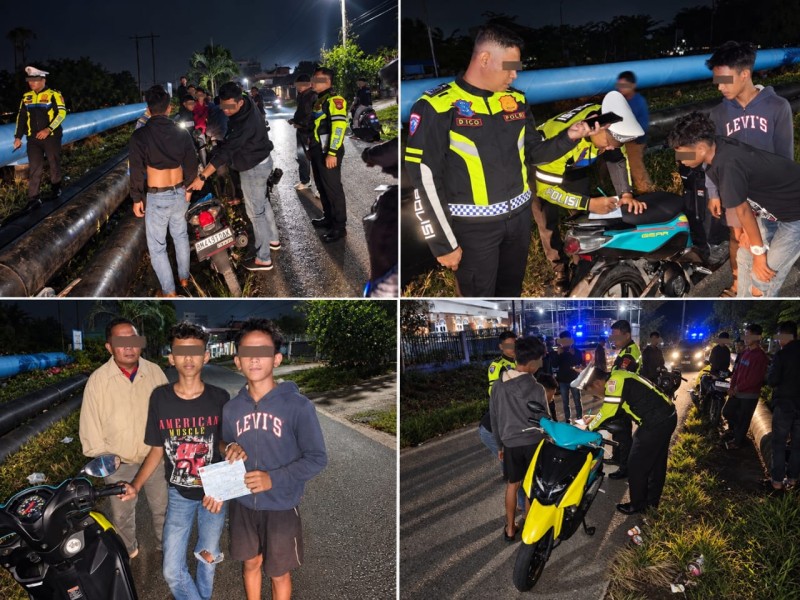 4 Titik Operasi KRYD, 7 Sepeda Motor Tak Lengkap Diamankan