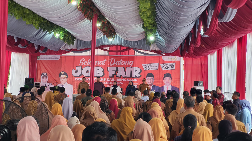 Job Fair 2024 Bengkalis Secara Resmi Dibuka Oleh Bupati Bengkalis Kasmarni