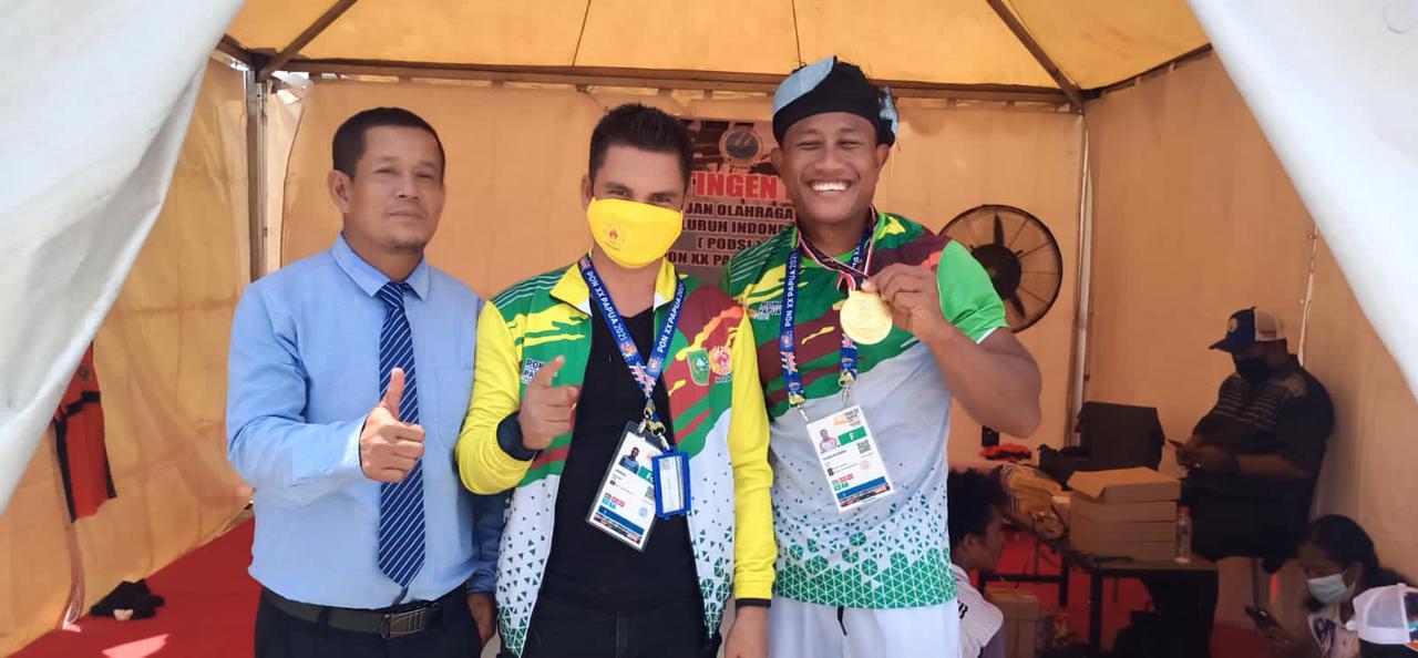 Pecahkan Rekor, Atlet Dayung Riau Maizir Sumbang Emas di PON XX Papua