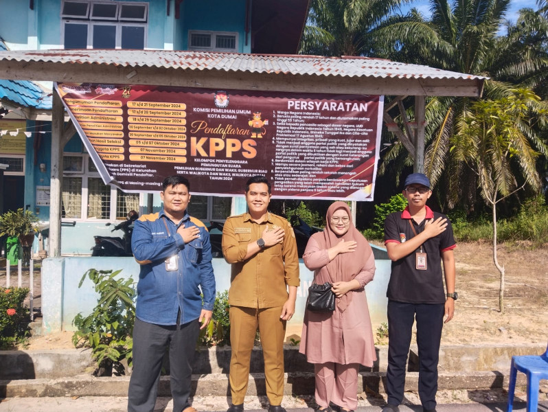 Persiapkan Kelancaran Pemilu Kota Dumai, PPS Kelurahan Bukit Timah Terima Berkas 98 KPPS