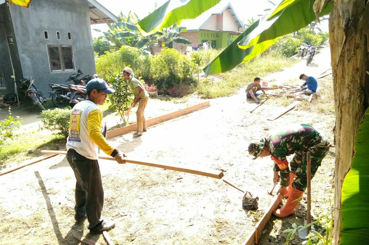 Dengan Semangat Goro Kemanunggalan TNI Dan Rakyat Semakin Solid