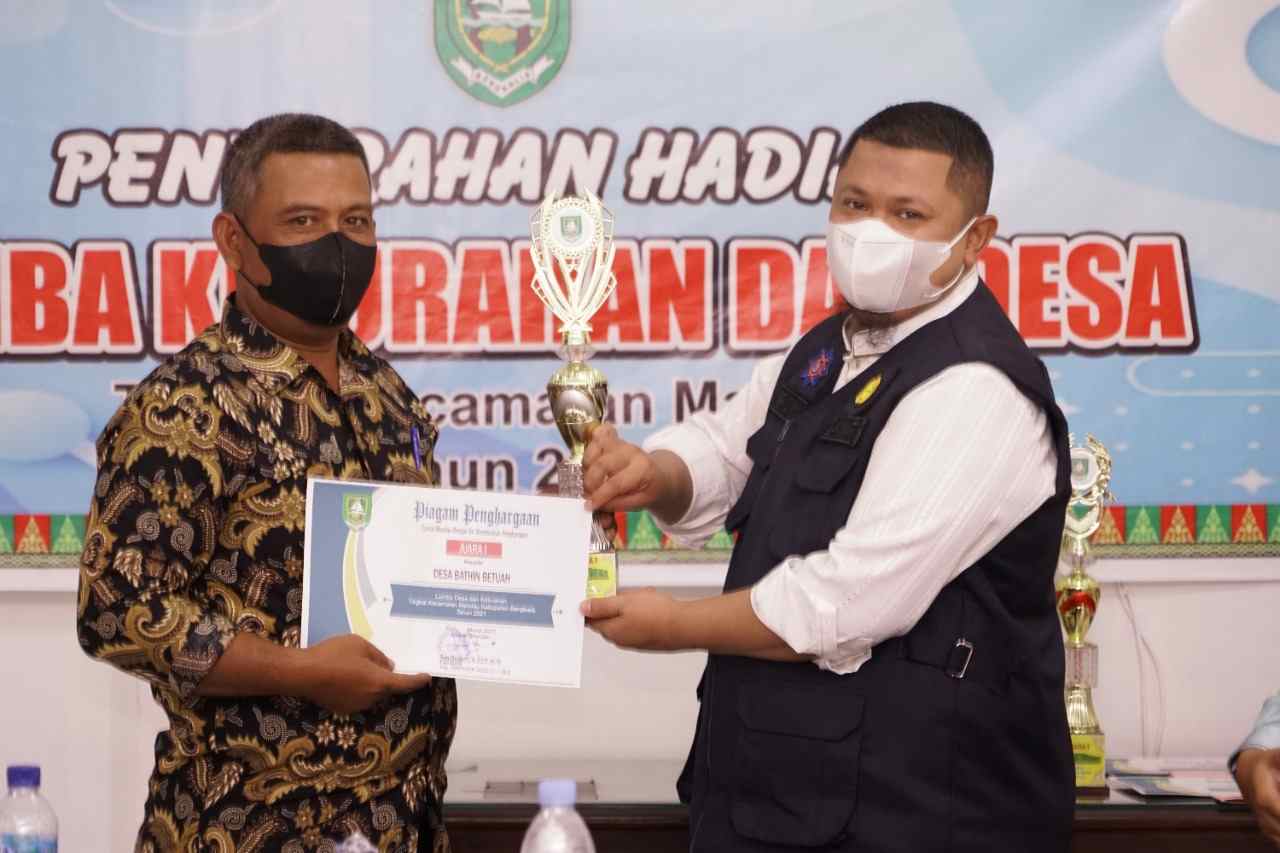 Desa Bathin Betuah Juara 1 Tingkat Kecamatan Mandau