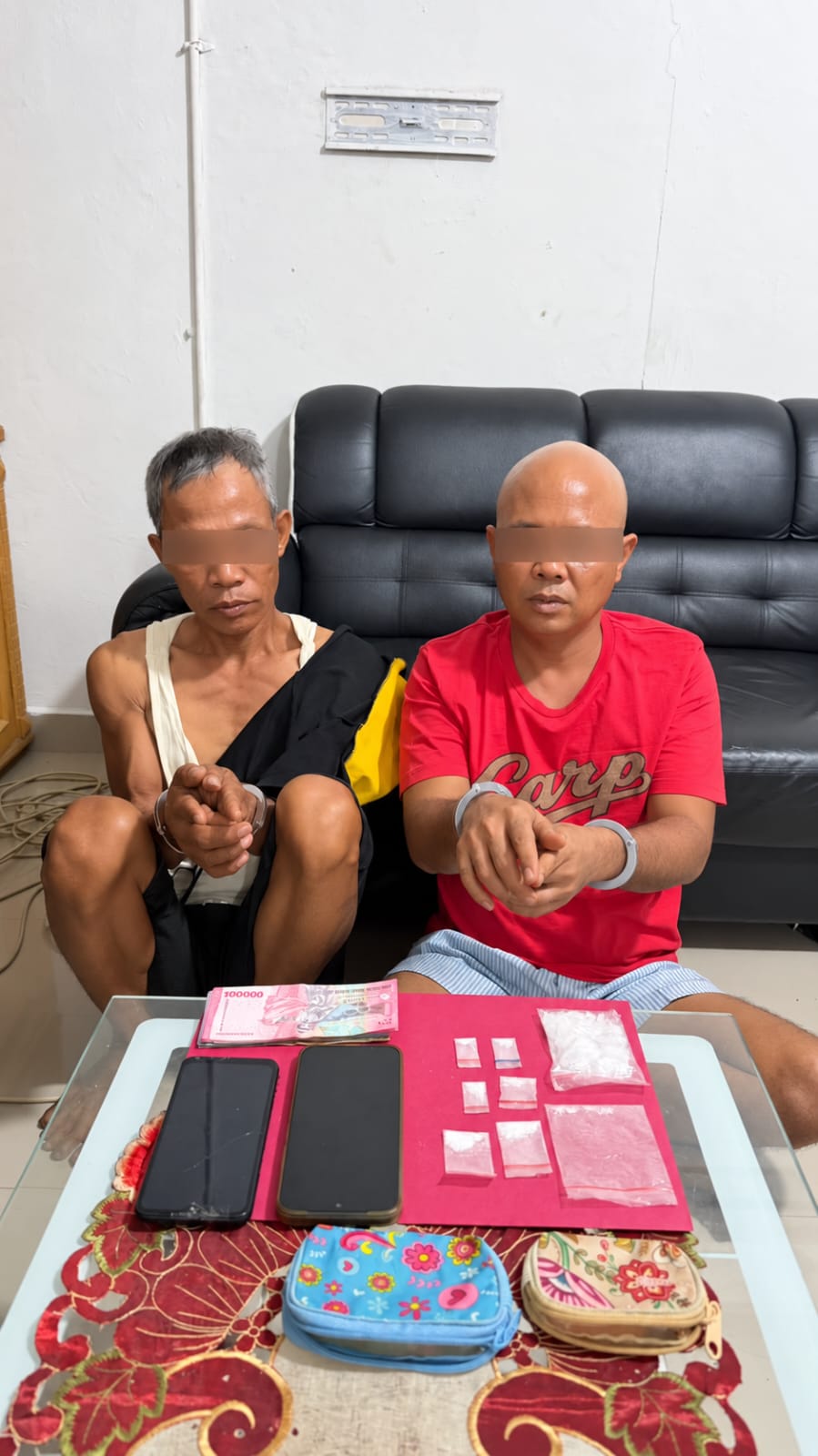 Ungkap Peredaran Sabu, Opsnal Polsek Mandau Amankan 8 Paket Sabu dan 2 Pria terduga Pengedar