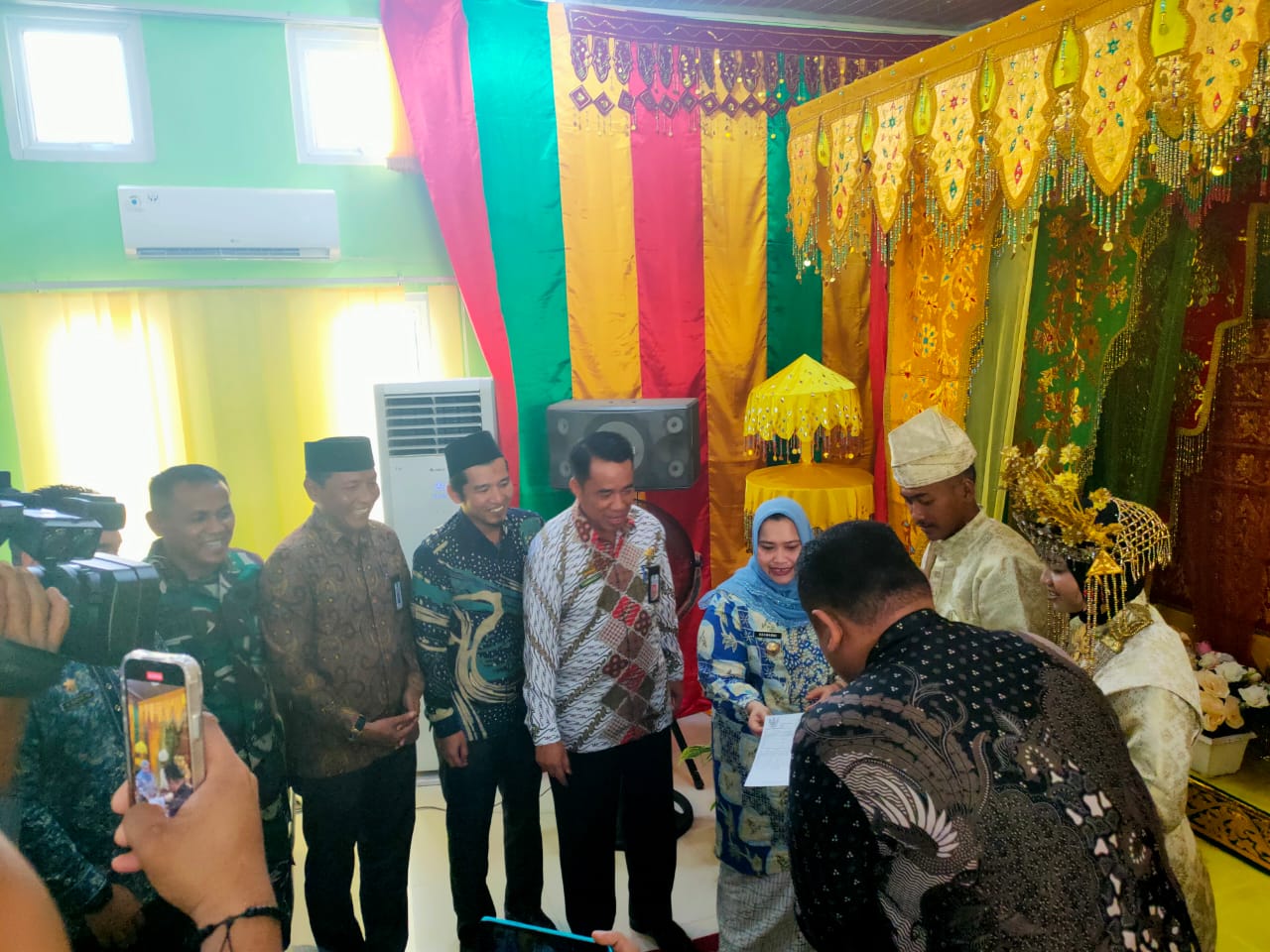 Dampingi Bupati Bengkalis, Danramil 03/Mandau Hadiri Sidang Isbat di Batsol