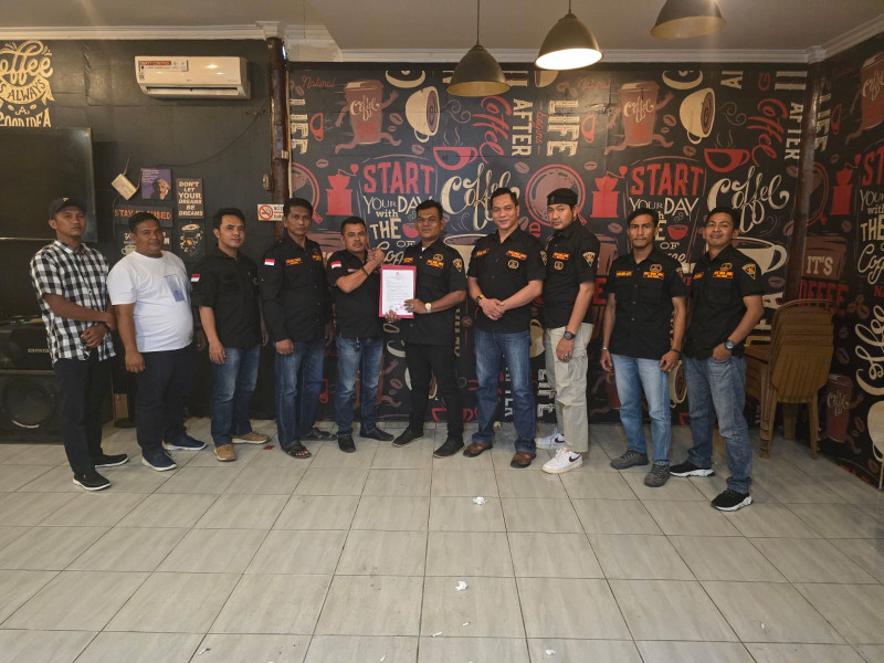 Rahmat, Resmi Terima Mandat Ketua PAC GRIB Medang Kampai, Dumai