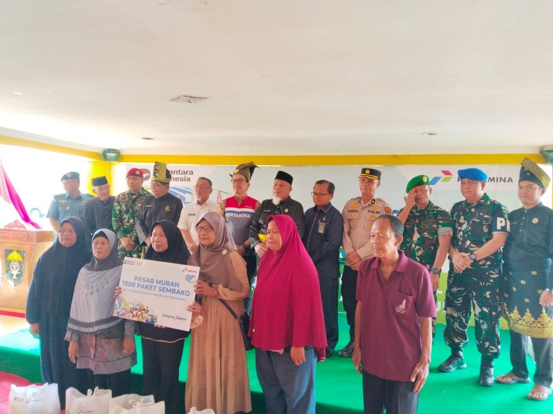 Kerja Sama LAMR Dumai dan PT. Pertamina Patra Niaga RU II, Gelar Pasar Murah