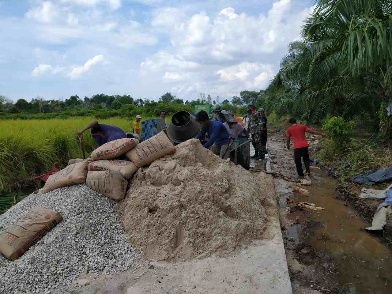 Jalan Rumah Sawit Inap, Menuju Desa Yang Maju