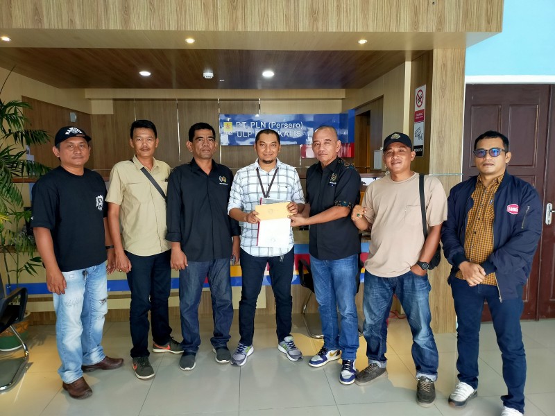 Pengurus Plt PWI Bengkalis Silaturahmi ke ULP PLN, Tegaskan Komitmen Sinergi Informasi