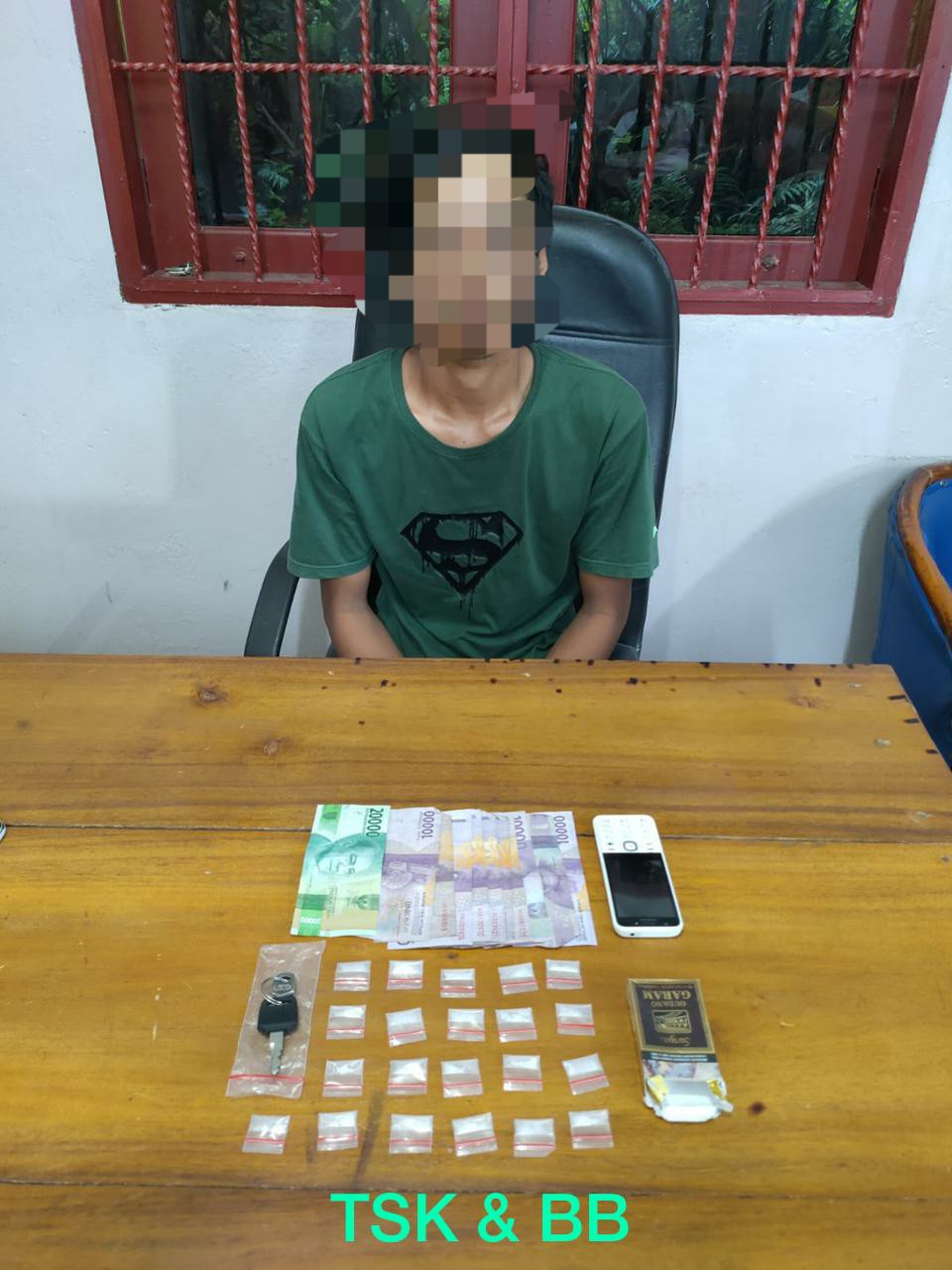 Ditangkap Tanpa Perlawanan, Diduga Bandar Sabu Meringkuk Dalam Sel