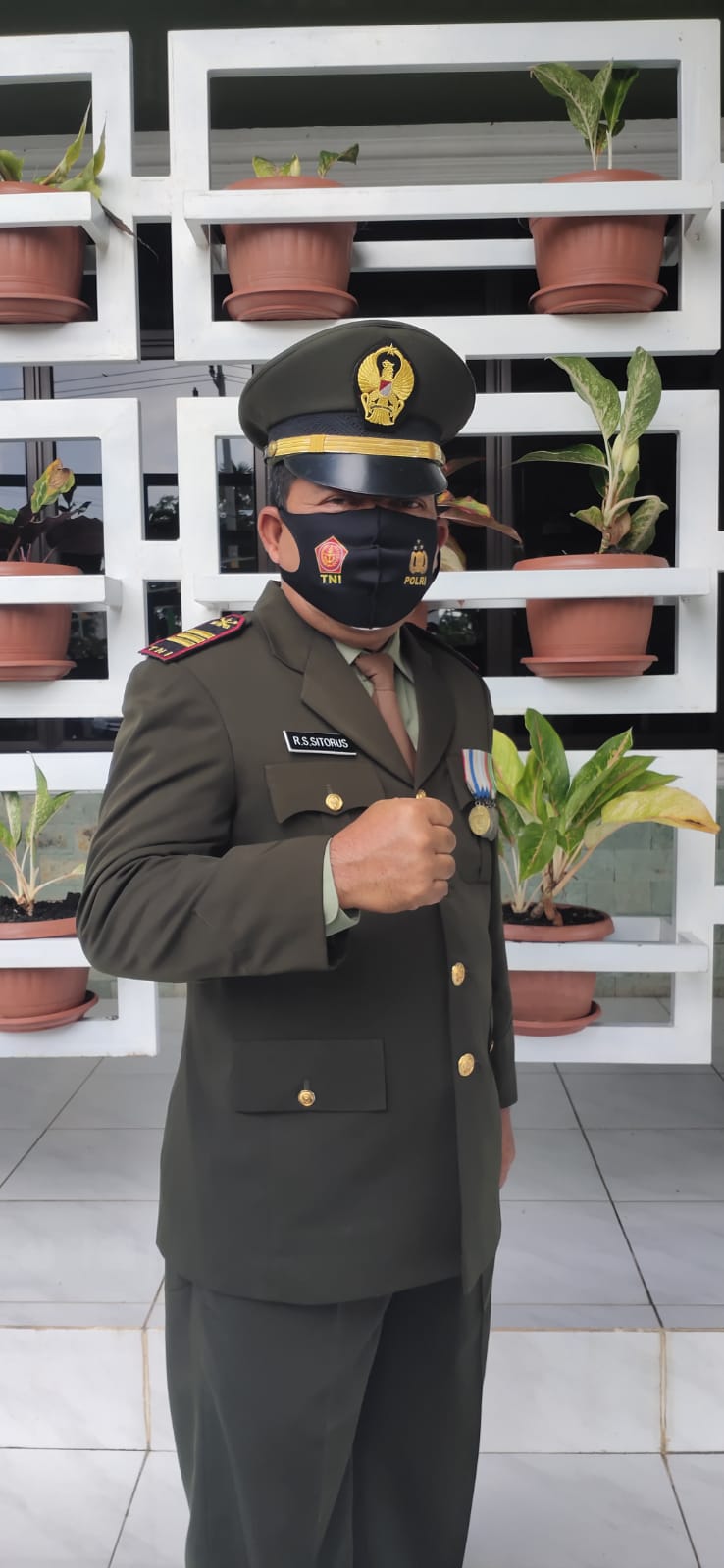 Kerumunan Ramayana Diduga Tak Patuhi Protkes, Danramil 03/Mandau Siap Dukung Langkah Pemcam Mandau