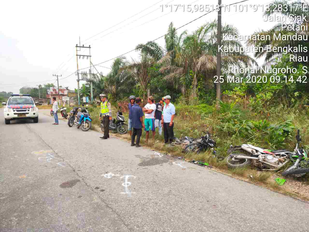 Alami Lakalantas, Staff Desa Simpang Padang Meninggal Dunia