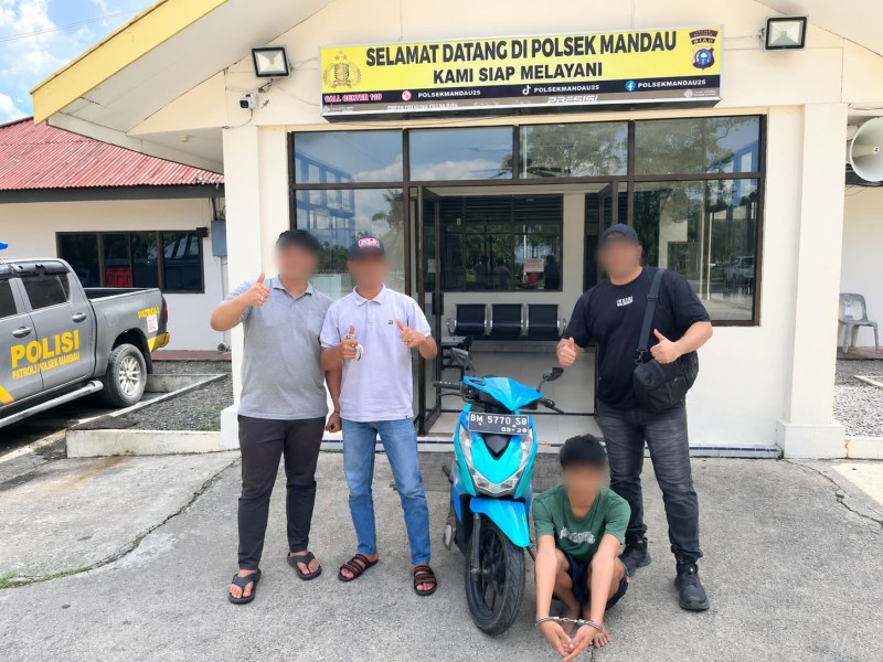 Ditangkap Polisi Maling HP, Rupanya Terduga Maling Sepeda Motor Juga