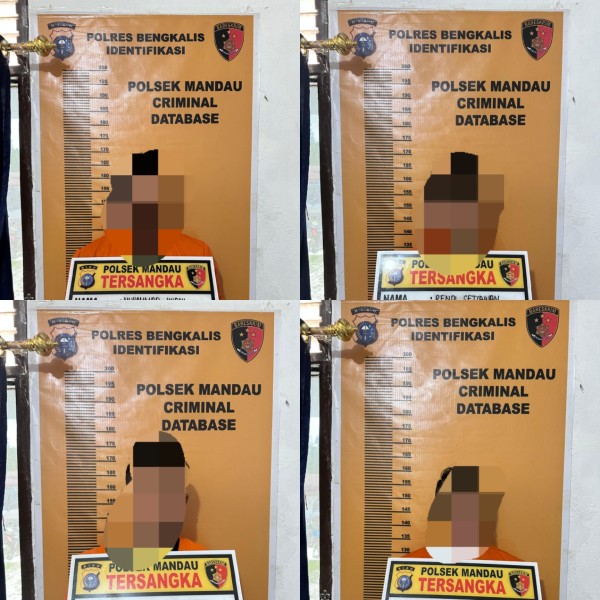 4 Pria Terduga Pengedar Narkotika Berhasil Dibekuk Anggota Intel, Ekstasi dan Sabu-sabu Jadi Barang Bukti
