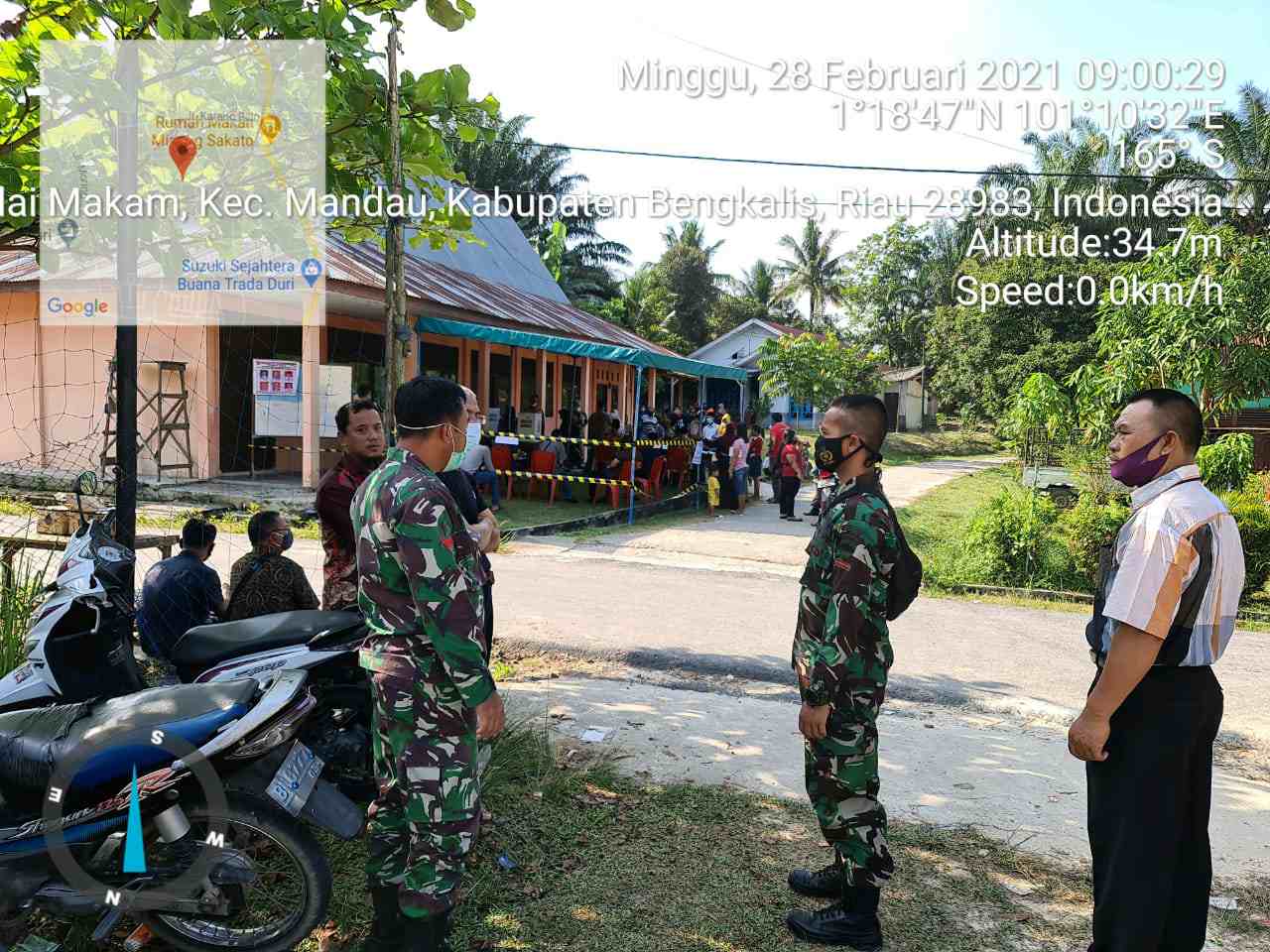 Koptu Heriyadi Pantau Pelaksanaan Pemilihan BPD Desa Balai Makam