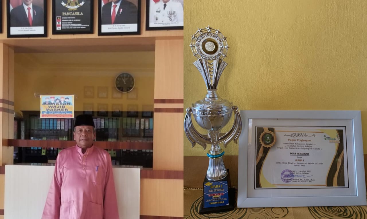 Desa Sebangar Raih Juara 1 Lomba Desa Tingkat Kecamatan Bathin Solapan Tahun 2022