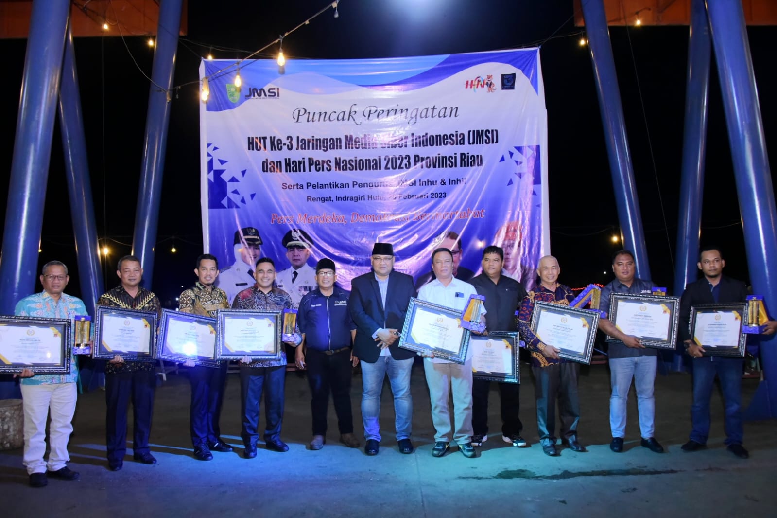 Hadiri Peringatan HUT JMSI Tingkat Provinsi Riau di Rengat, Teguh Santosa Ingin JMSI Jadi Lokomotif Pengembangan Potensi Daerah