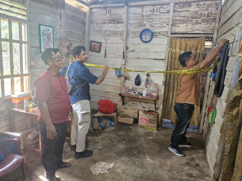 Diduga Cek cok Meminta Uang, Anak Korban Habisi Bapak Kandung, Berikut Kronologis Kepolisian