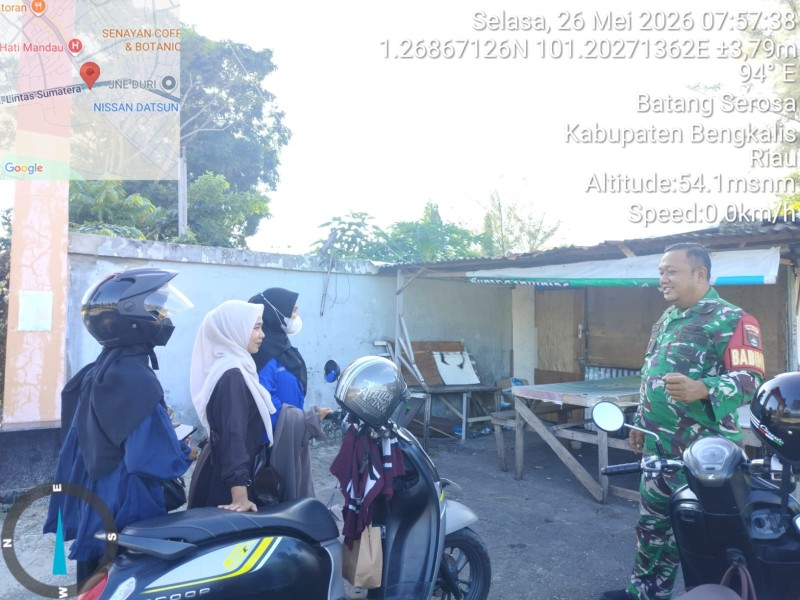 Babinsa Pelda Agus WP, Berikan Pemahaman Pancasila Kepada Warga Kelurahan Gajah Sakti