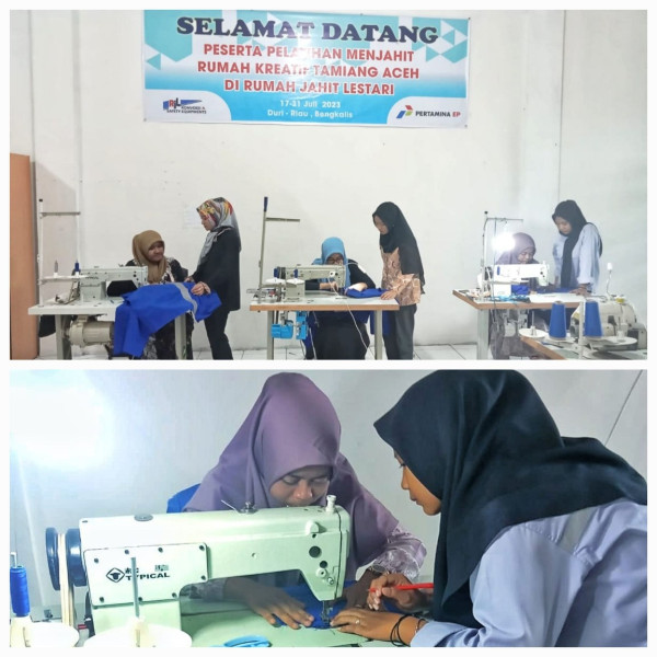Berbagi Ilmu dan Pengalaman, Rumah Jahit Lestari PHR Bina Kelompok Masyarakat Aceh