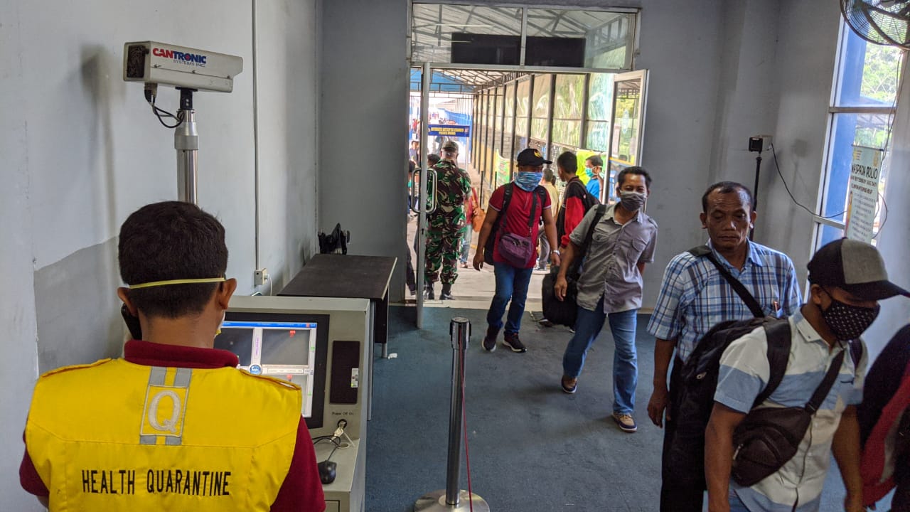 Tiba Di Dumai TKI Asal Malaysia Kembali Jalani Protokol Penanganan Covid-19