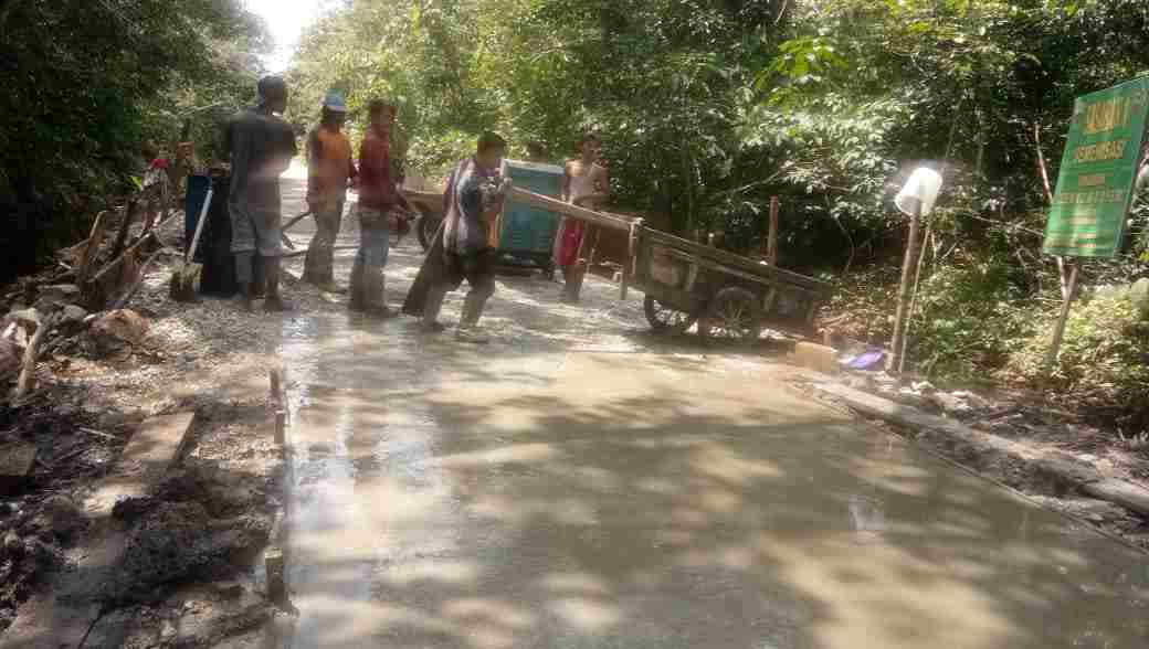 Akses Jalan Yang di Bangun Oleh TMMD Bisa Meningkatkan Perekonomian Warga