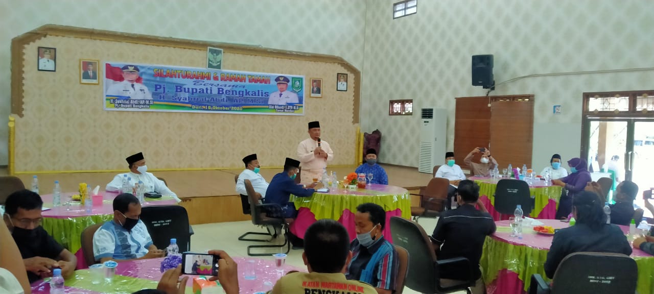 Insan Pers 4 Kecamatan Silaturahmi Bersama Pj. Bupati Bengkalis H. Syahrial Abdi