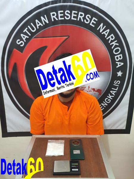 Dilakukan Pengembangan, RH alias Geledo Berhasil Diamankan Sat Res Narkoba Polres Bengkalis Bersama 1 Paket Sabu