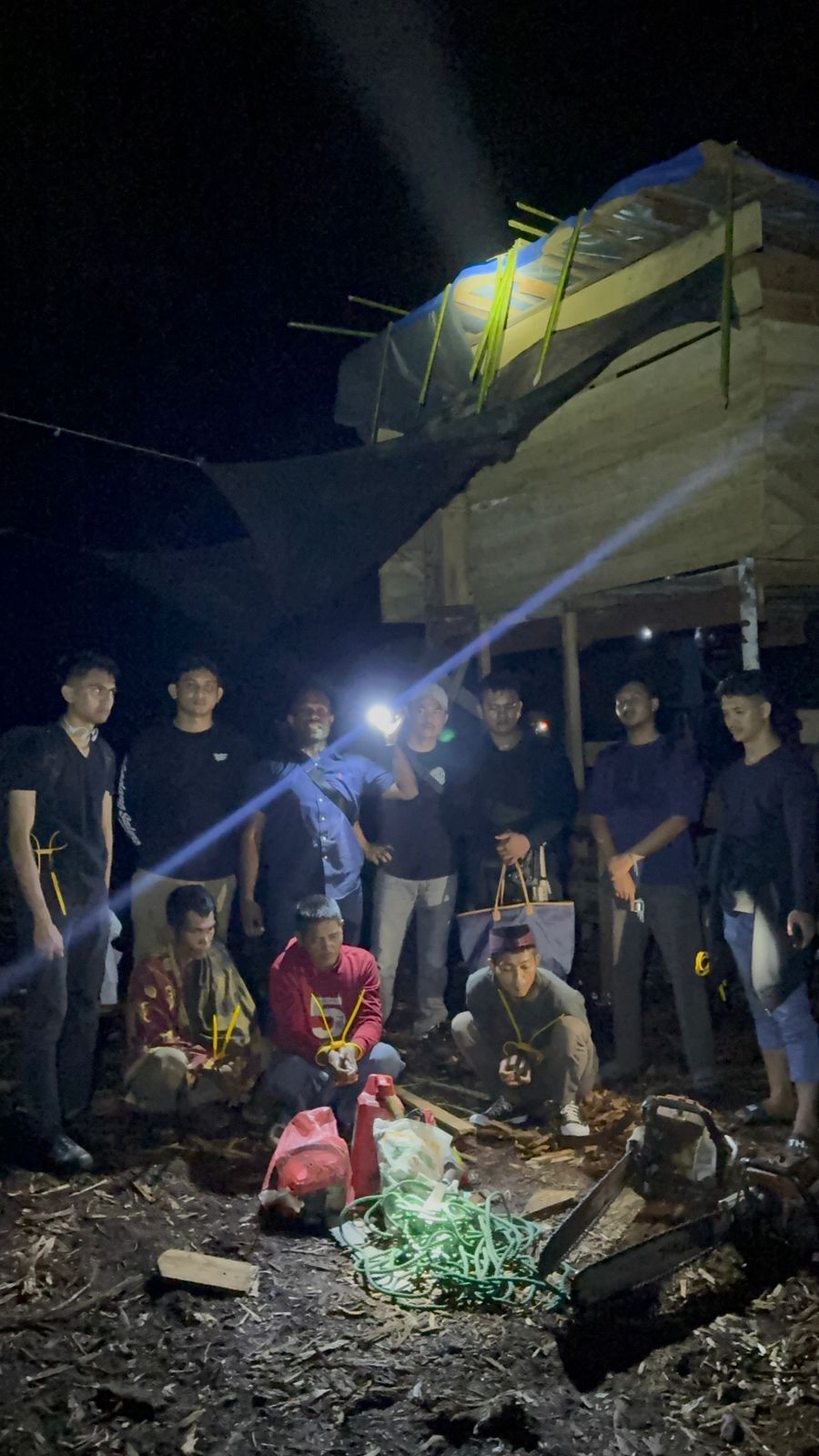 Lakukan Ilegal Logging, 3 Pria Warga Bandar Laksamana Dibekuk Polres Bengkalis