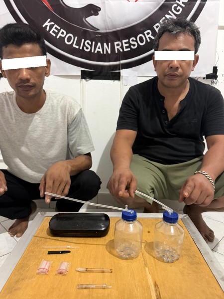 Ungkap Sabu dari 110, Polres Bengkalis Amankan 2 orang Terduga
