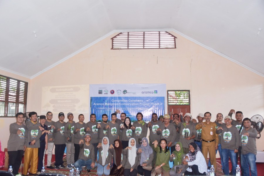 Hadiri Penutupan Projek Konservasi Mangrove Aramco Asia Singapore Fase Kedua, Bupati Kasmarni Berharap Ada Fase Lanjutan