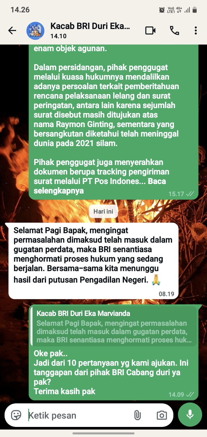10 Pertanyaan Diajukan Awak Media, Berikut Jawaban Singkat Kacab Bank BRI Duri Eka Marvianda