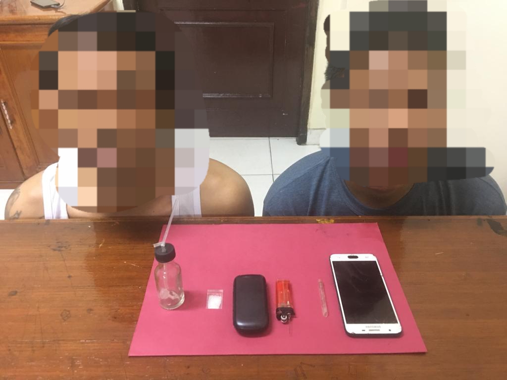Polisi Ringkus 2 Lelaki Pengguna Sabu di Dayun, Siak