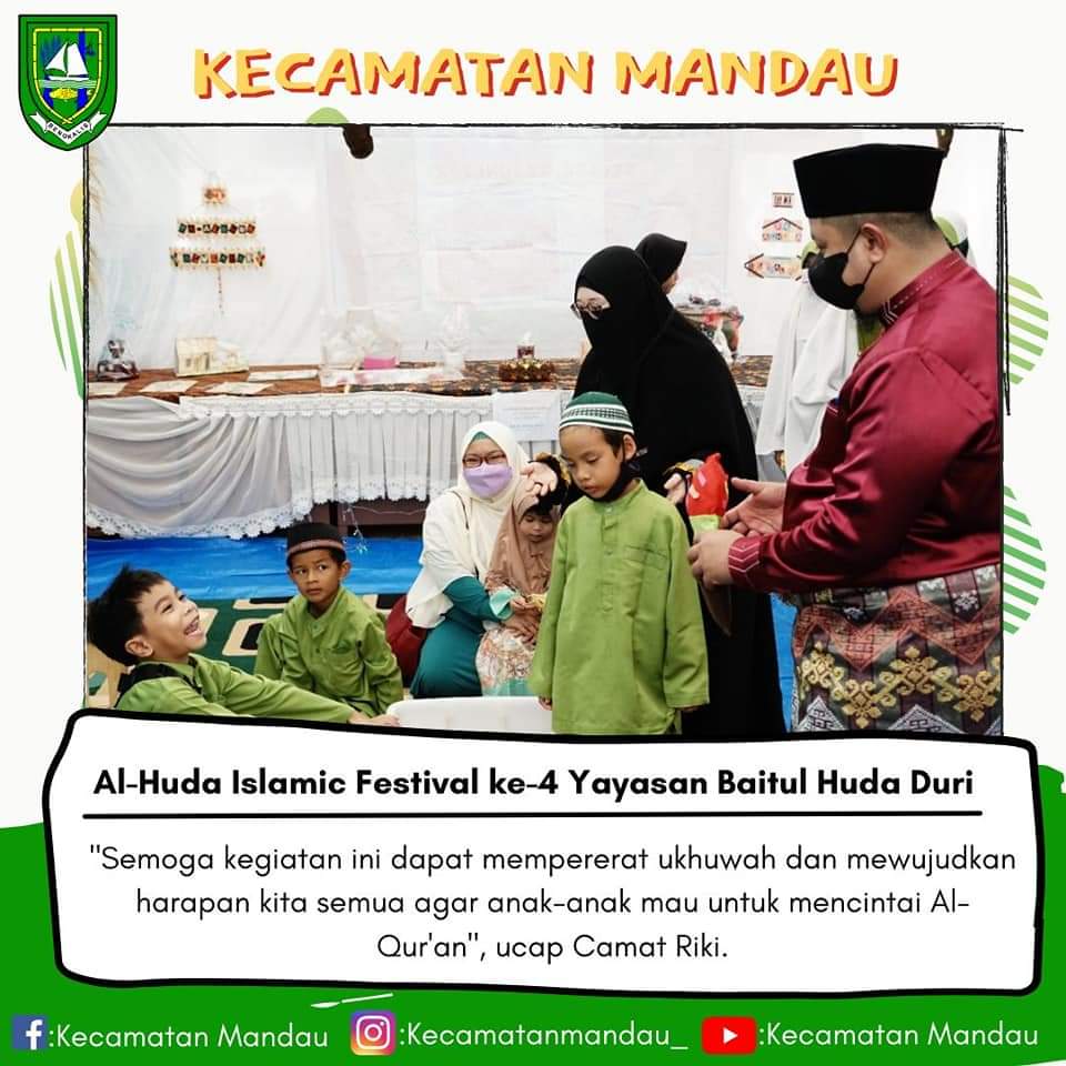 Camat Mandau Hadiri Festival Al-Huda Islamic ke-4 Yayasan Baitul Huda Duri
