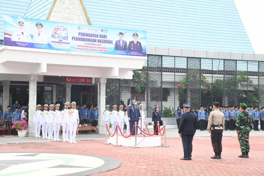 Bupati Hj. Kasmarni Pimpin Upacara Harhubnas 2026, Tekankan Pentingnya Keselamatan Transportasi