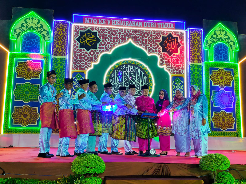 Dibuka Riki Rihardi, 81 Peserta MTQ Duri Timur ke - V Siap Berebut Jadi Juara