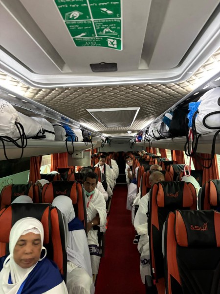 Dari 444 Jemaah Haji Kloter 12 Bengkalis dan Kota Dumai Laksanakan Niat Ihram