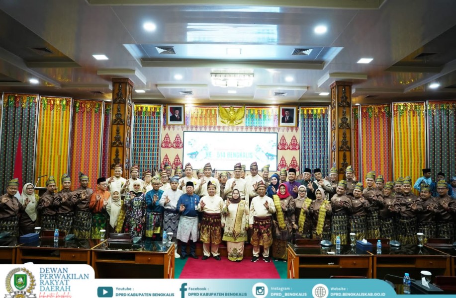 Paripurna Hari Jadi ke-514 Bengkalis, DPRD Teguhkan Semangat Membangun Negeri Junjungan