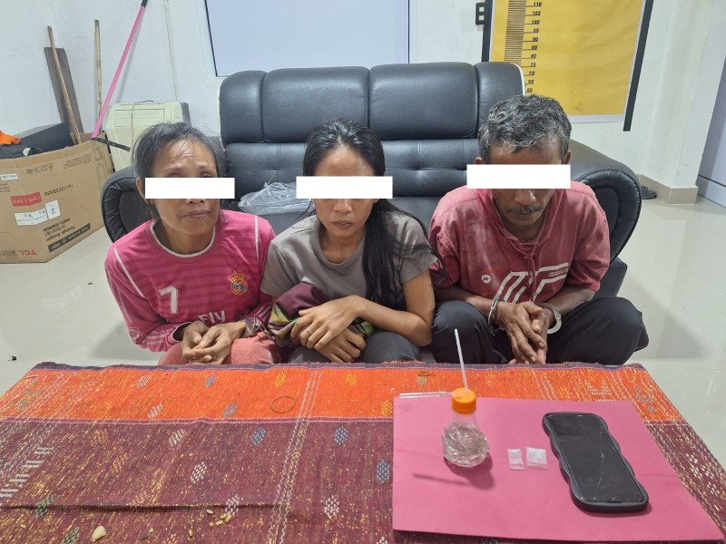 3 Pelaku Penyalahgunaan Sabu Diamankan di Bathin Solapan, Polisi Sita 2 Paket Narkotika