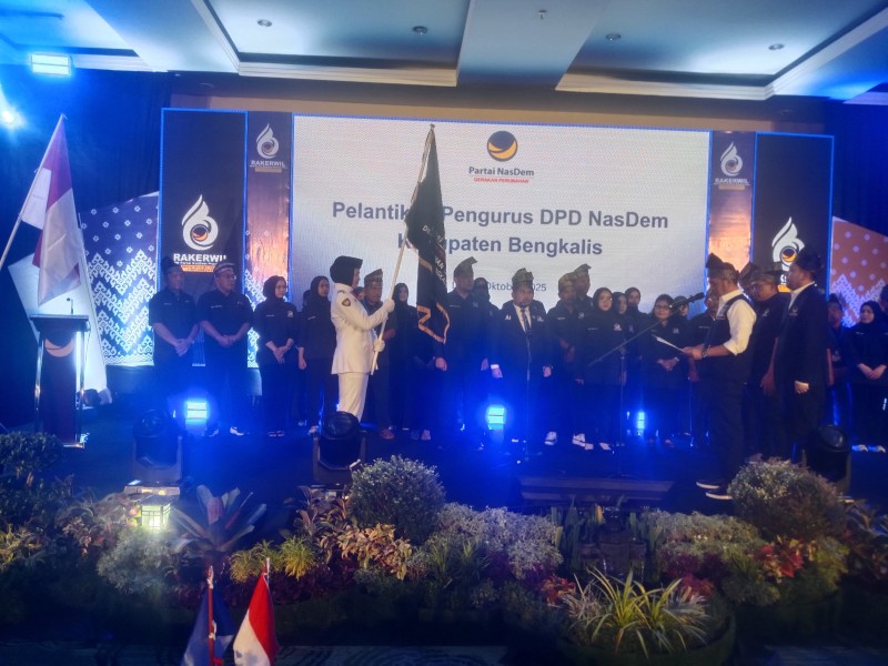 Nahkodai Partai Nasdem Bengkalis Periode 2025 - 2029, Ahmad Husein Dampingi M. Arsya Fadhillah