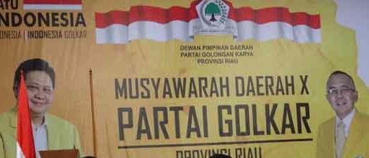 Digugat DPP Rohil, Dumai dan Siak Musda Partai Golkar Riau Batal Digelar