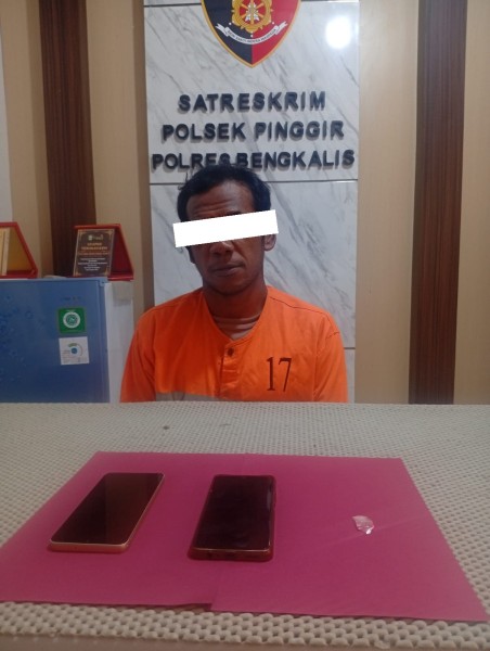 Transaksi Sabu Digagalkan di Pinggir, Polisi Bengkalis Borgol Terduga Pelaku